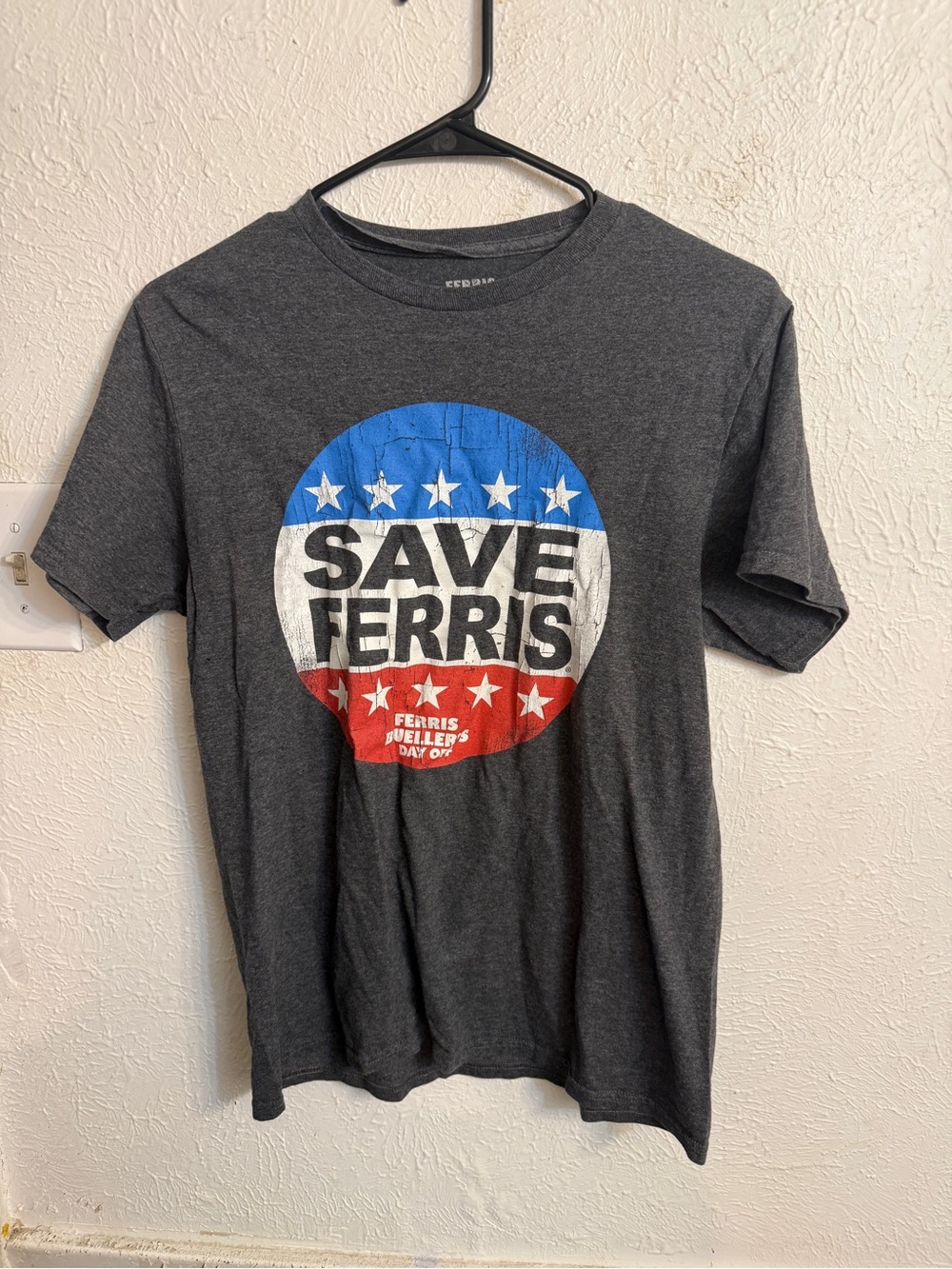 Ferris Bueller’s Day Off Save Ferris Graphic Tee - Charcoal